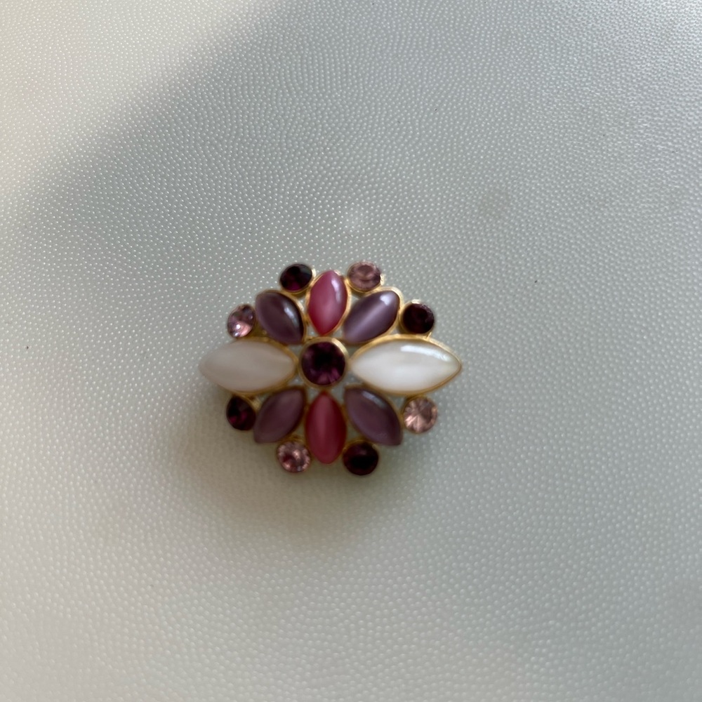 Vintage Liz Claiborne Rhinetone Pin Brooch